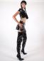 Preview: Crotch Overknee High Heels schwarz extra lang