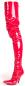Preview: Crotch Overknee High Heels Stiefel rot extra lang