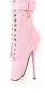 Preview: Lack Ballett High Heels Stiefeletten pink