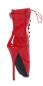 Preview: Lack Ballet High Heels Stiefeletten rot