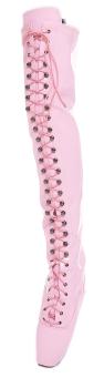 Overknee Ballet High Heels Stiefel pink Kassiopeya NEU