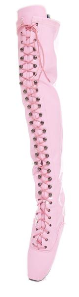 Overknee Ballet High Heels Stiefel pink Kassiopeya NEU
