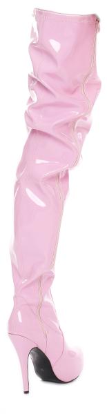 Crotch Plateau Overknee High Heels pink
